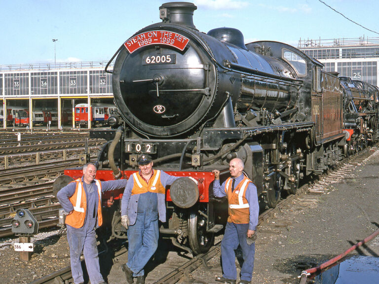 Posing with 62005 at Steam on the Met, 1998